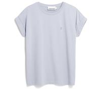 ARMEDANGELS - Women's Idaa Logo - T-shirt size M, grey/white
