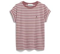 ARMEDANGELS - Women's Idaara Stripes - T-shirt size L, pink