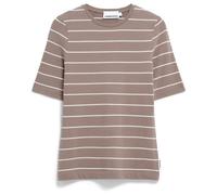 ARMEDANGELS - Women's Jaanisara Fine Stripe - T-shirt size XL, brown