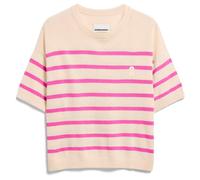 ARMEDANGELS - Women's Stripe Linen Blend Sweater - Jumper size XXL, sand/pink