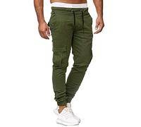 Armee Shop Solid Tooling Trousers Multi-Pocket Colour Trousers Casual Men's Leggings Men's Trousers Trousers for Men, D-army green, S