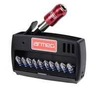 Armeg SDBSET11PZ2 PZ2 Screwdriver Bit Set (11-Piece)
