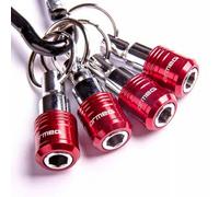 Armeg Timblbh4Pk 4 Piece Bit Holder & Belt Carabiner For Screwdriver Bits