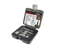Armeg WWBNP4PCSET Nail Proof Stubby Wood Beaver Set - Grey/Red (4-Piece)