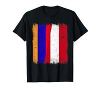 Armenia Austria Flag | Armenian Austrian Roots T-Shirt