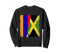 Armenia Jamaica Half Flag Armenian Jamaican Heritage Sweatshirt