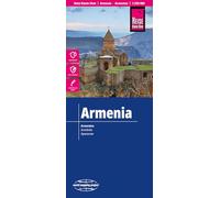 Armenia Map 1:250,000 scale - Waterproof and with real photos (World Mapping Project)