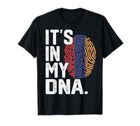 Armenia Roots Flag Fingerprint Graphic Patriotic T-Shirt