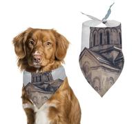 Armenian Church Dog Bandanas Adjustable Bib Party Pet Decorations Cute Dog Triangle Scarfs for Small Medium Puppy Cat Costume Accessory