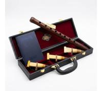 Armenian Duduk Official P. Tonik, Professional Concert Quality Musical Instrument, Handmade from Armenian Apricot Wood, 3 Professional Reeds, Genuine Leather Case, Made in Armenia (A)