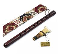 ARMENIAN DUDUK SOUVENIR Small handmade Oboe Balaban Woodwind Instrument Wooden holder - Gift for musicians