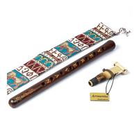 Armenian Duduk SPECIAL EDITION - YEREVAN 2800th birthday - handmade from ARMENIA with Playing Instruction - Oboe flute Balaban Woodwind Instrument Apricot Wood - Gift National case