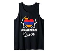 Armenian Queen Armenia Flag Proud Armenian Woman Tank Top