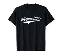 Armenians - Retro University Aesthetic Sports Value Graphic T-Shirt, Men, Black, L