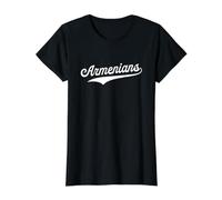 Armenians - Retro University Aesthetic Sports Value Graphic T-Shirt, Women, Black, M