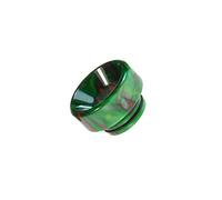 Armerah Basin LP 810 Drip Tip eCig Mouthpiece Shallow/Wide Epoxy Resin Single Green