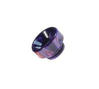 Armerah Basin LP 810 Drip Tip eCig Mouthpiece Shallow/Wide Epoxy Resin Single Purple
