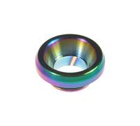 Armerah Basin LP 810 Drip Tip eCig Mouthpiece Shallow/Wide Stainless Steel Single Rainbow