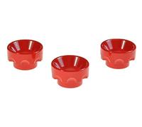 Armerah Basin LP 810RL Ringless Drip Tip RBA RDA Tanks Shallow/Wide Aluminium 3 Pack Red