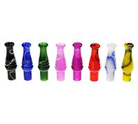 Armerah CE Clearomiser Replacement Drip Tip Mouthpiece Round/Acrylic/Marble 5 Pack in Assorted