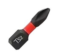 Armerah Hex Impact Screwdriver Bits Phillips Magnetic TS2 Steel 1/4" 6.35mm PH2 25mm Single