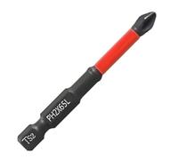 Armerah Hex Impact Screwdriver Bits Phillips Magnetic TS2 Steel 1/4" 6.35mm PH2 65mm Single
