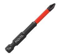 Armerah Hex Impact Screwdriver Bits Phillips Magnetic TS2 Steel 1/4" 6.35mm PH2 70mm Single