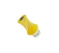 Armerah Marble Vase 510 Drip Tip e-cig Mouthpiece Short/Narrow/Acrylic/Stainless Single in Yellow