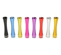 Armerah Stalk Jr 510 Drip Tip eCig Mouthpiece Long/Narrow Aluminium ePipe 3 Pack Assorted Colours