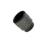 Armerah Top Hat 810 Drip Tip eCig Mouthpiece Short/Wide Carbon/POM Single Black