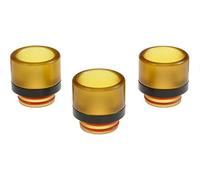 Armerah Top Hat 810 Drip Tip eCig Mouthpiece Short/Wide PEI Thermoplastic 3 Pack