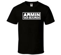 Armin Van Buuren AVB National Trance Logo 411 T-Shirt Men Black