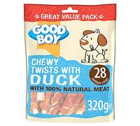 Good Boy Pawsley Chewy Twists Dog Treats - Duck - 320g