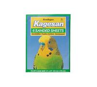 Kagesan Bird Cage Sandsheets - Green - 33 x 25cm - 6 Pack