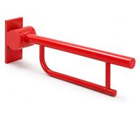 Armitage Shanks Contour 21 800mm Hinged Support Rail Red Fold Up Grab Rail Doc M Compliant Disabled Toilet Safety Support Bar Wall Mounted 85kg Tested Load