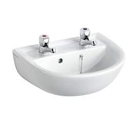 Armitage Shanks E893601 Sandringham 21 450mm 2 Tap Hole Handrinse Washbasin