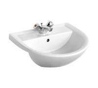 Armitage Shanks E895801 Sandringham 21 500mm 1 Taphole Semi-Countertop Washbasin