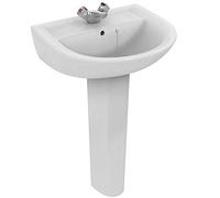 Armitage Shanks E896201 Sandringham 21 Washbasin 55cm, 1TH, with Overflow and Chain Hole