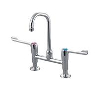 Armitage Shanks S8200AA Chrome Markwik Two Lever Kitchen Mixer Pillar