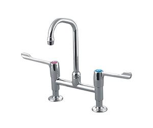 Armitage Shanks S8200AA Chrome Markwik Two Lever Kitchen Mixer Pillar