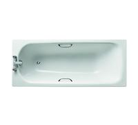 Armitage Shanks Sandringham 21 Straight Steel Bath 1700 X 700mm 2 Tap Hole