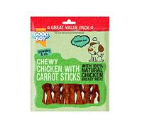 Good Boy Pawsley and Co Chewy Chicken Sticks Dog Treats - Chicken and Carrot - 320g