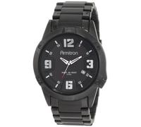 Armitron Men's 204692BKTI Black Plated Stainless-Steel and Black Dial Dress Watch