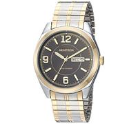 Armitron Men's Day/Date Easy to Read Metal Expansion Bracelet Watch, 20/4591