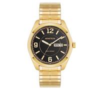 Armitron Men's Day-Date Function Expansion Band Watch, 20-4591, Gold/Black, Japanese