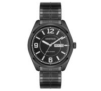 Armitron Men's Watch 20-4591 Black Contemporary Stretch Band Day Date Function