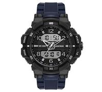 Armitron Sport Men's Analog-Digital Chronograph Resin Strap Watch, 20/5513, Navy Blue/Black, Navy Blue/Black