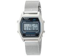 Armitron Sport Retro Digital Chronograph Mesh Bracelet Watch, 40/8485, Silver, Chronograph,Digital