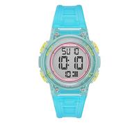 Armitron Sport Women's Digital Chronograph Resin Strap Watch, 45/7086, Translucent Blue, Chronograph,Digital