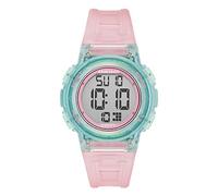 Armitron Sport Women's Digital Chronograph Resin Strap Watch, 45/7086, Translucent Pink, Chronograph,Digital